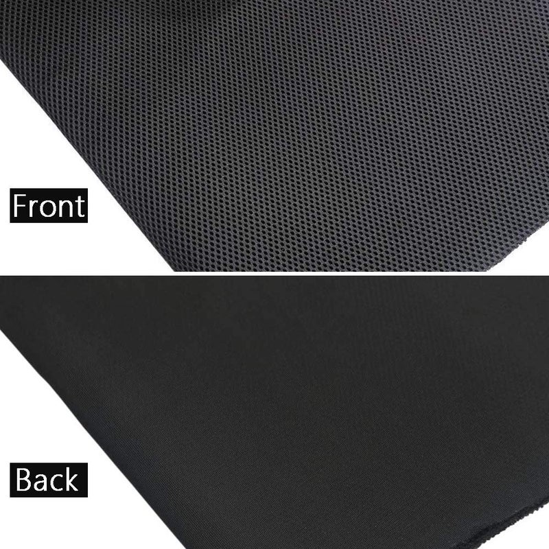 Wayber Speaker Grill Cloth Stereo Mesh Fabric for Speaker Repair, Black - 55 x 20 in / 140 x 50 cm - Image 2
