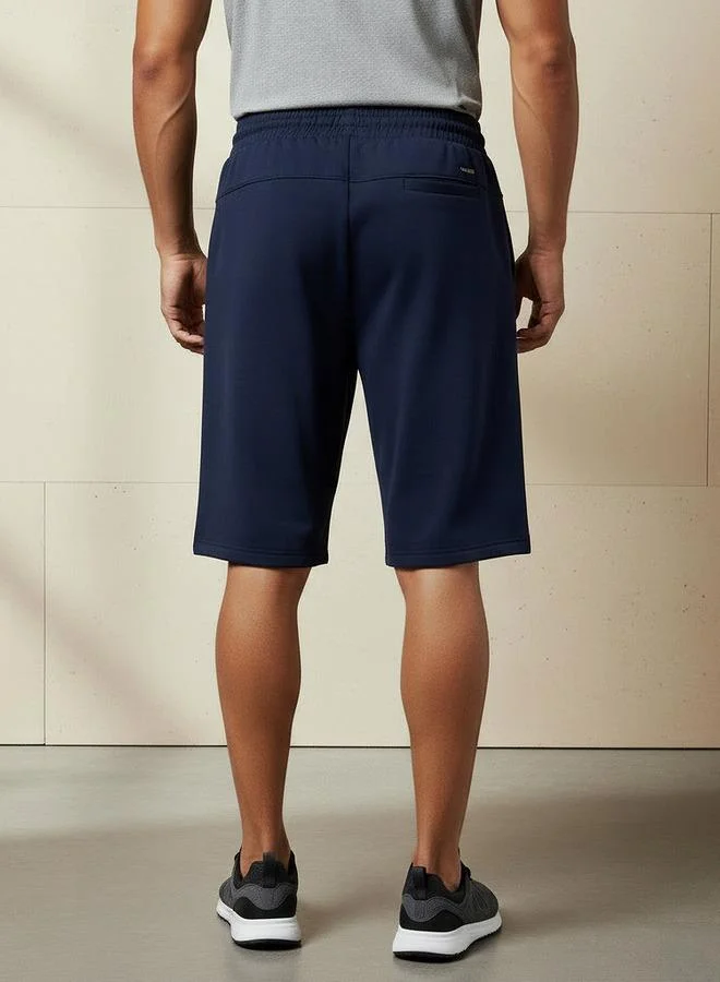 Splash Active BLUE Men Performance Non Stretch Panelled Shorts for Men | Best Price UAE