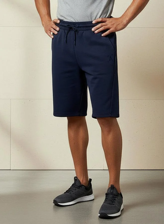 Men Performance Non Stretch Panelled Shorts