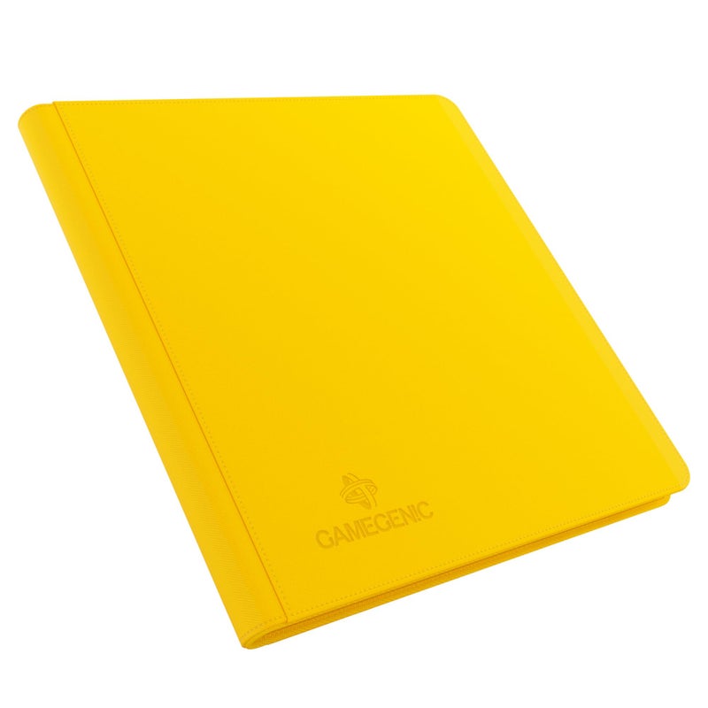 Gamegenic Zip-Up Album 24-Pocket, Organize Standard and Japanese Size Collectible Cards, Premium Card Game Protector, Holds up to 480 Cards, Ideal for Playset Collections, Yellow Color - Image 4