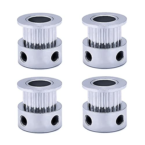 TESSERACT GT2 20 Teeth Pulley/Timing Pulley with Bore 5mm I Timing Aluminum Drive Pulley for GT2 10mm Open Timing Belt I 20T W10 B5 GT2 Pulley I For 3D Printers/Laser Machines/CNC Machines (Qty: 2) - Image 2