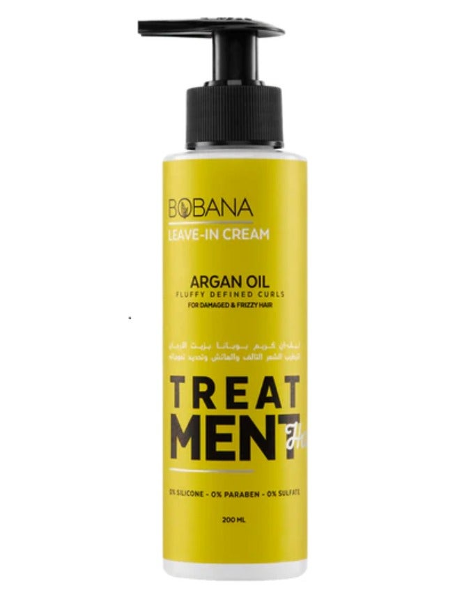 BOBANA Leave-in Cream Argan Oil 200 ml - Image 1