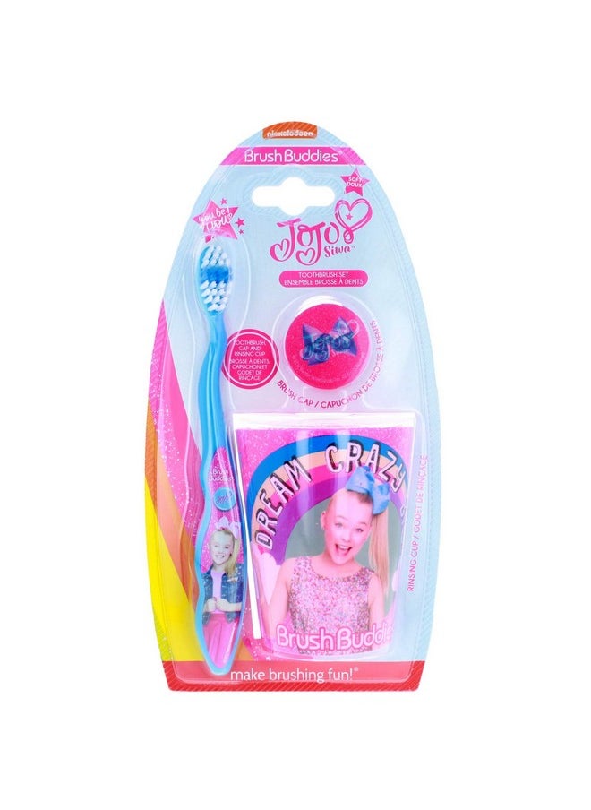 Baby Gear 4SGM JoJo Pink Toothbrush Set, Multi  - Image 2
