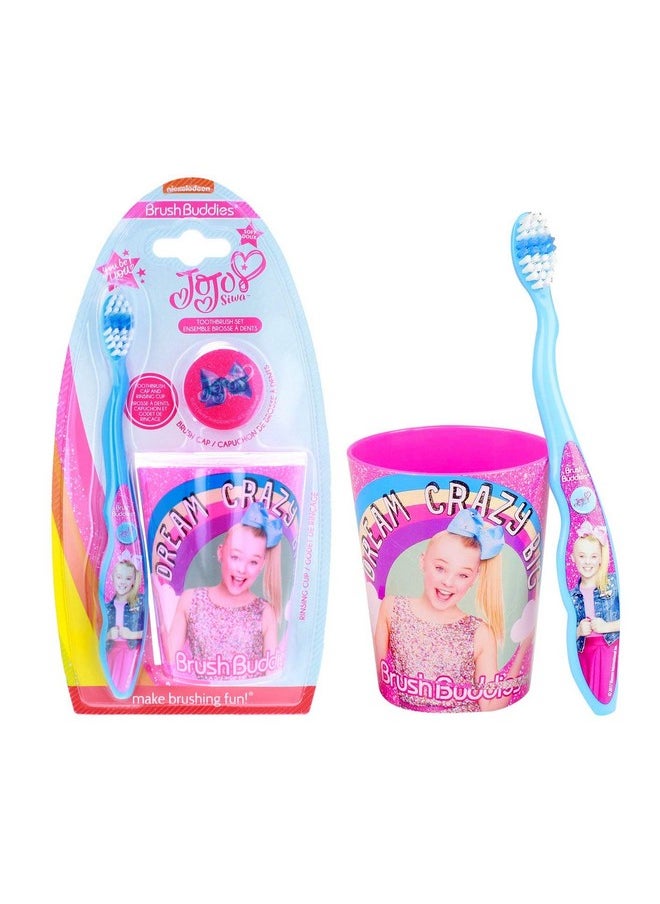 Baby Gear 4SGM JoJo Pink Toothbrush Set, Multi  - Image 1