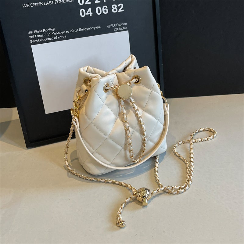 Bags For Women Super Popular Crossbody Small Bag High-End Niche Accessible Luxury Bucket Bag Quilted Chain Bag