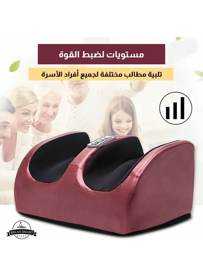 Relax Smart Mini Electric Foot and Leg Massager – Portable Deep Kneading Massage Device with Heat for Pain Relief and Relaxation - Image 5