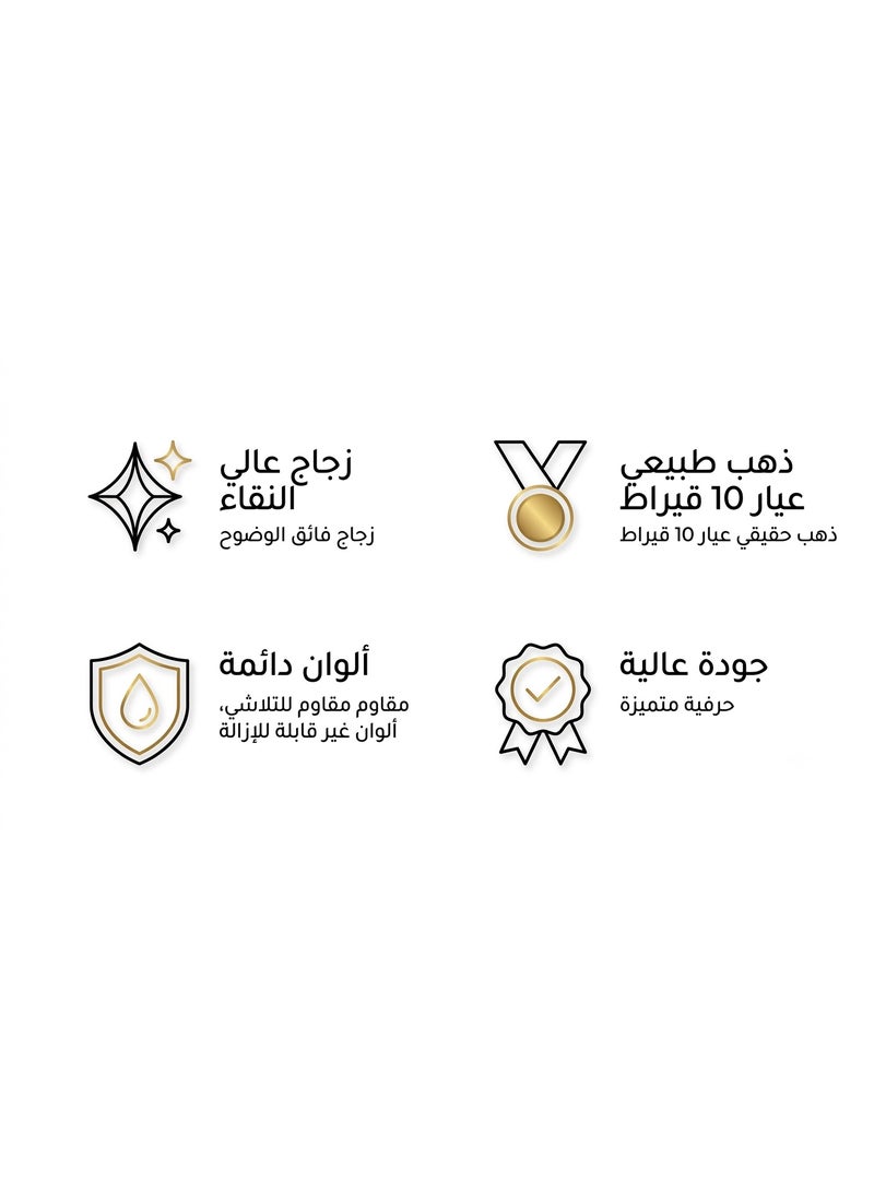 هدية زواج فاخرة - طقم كؤوس " أنا له وهو لي " الرومنسية ( 2 قطعة ) - Image 4