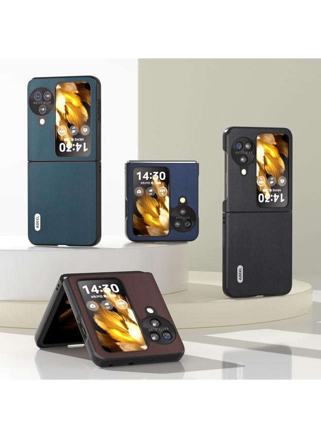 اس-توب جراب قابل للطي لهاتف OPPO Find N3 من ABEEL مصنوع من الجلد الطبيعي من سلسلة Xiaoya - Image 4