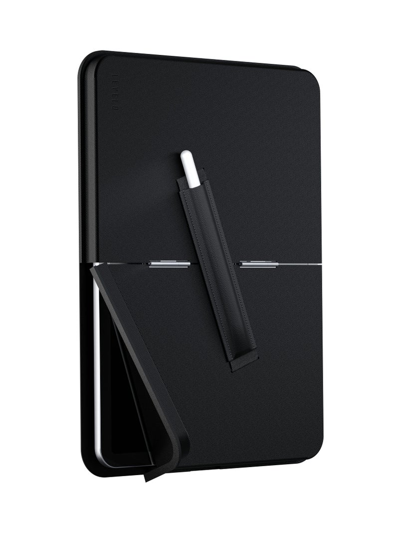 LEVELO Omni 4 In-1 iPad Case with Built-In Hand-Grip for iPad Air 11"/10.9" 2024/2022 / Strong Magnetic Hold / Pen Slot Holder / Card Holder - Black  - Image 3