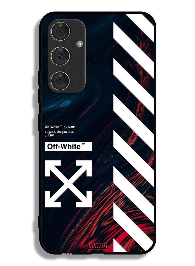Tolwak Samsung Galaxy A54 5G Protective Case Cover Off White Sticker - Image 1