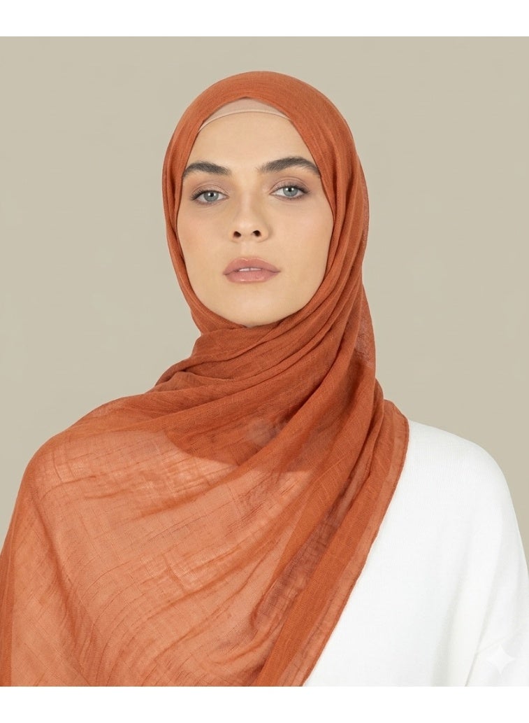 طقم فاخر يضم 3 أوشحة حجاب نسائية من قماش المودال | وشاح رأس سادة، ناعم، خفيف الوزن، جيد التهوية ومحتشم - Image 3