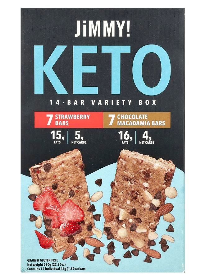 Be Lean Bars with Benefits Protein Bar Variety Box 14 Bars 1.59 oz (45 g) Each