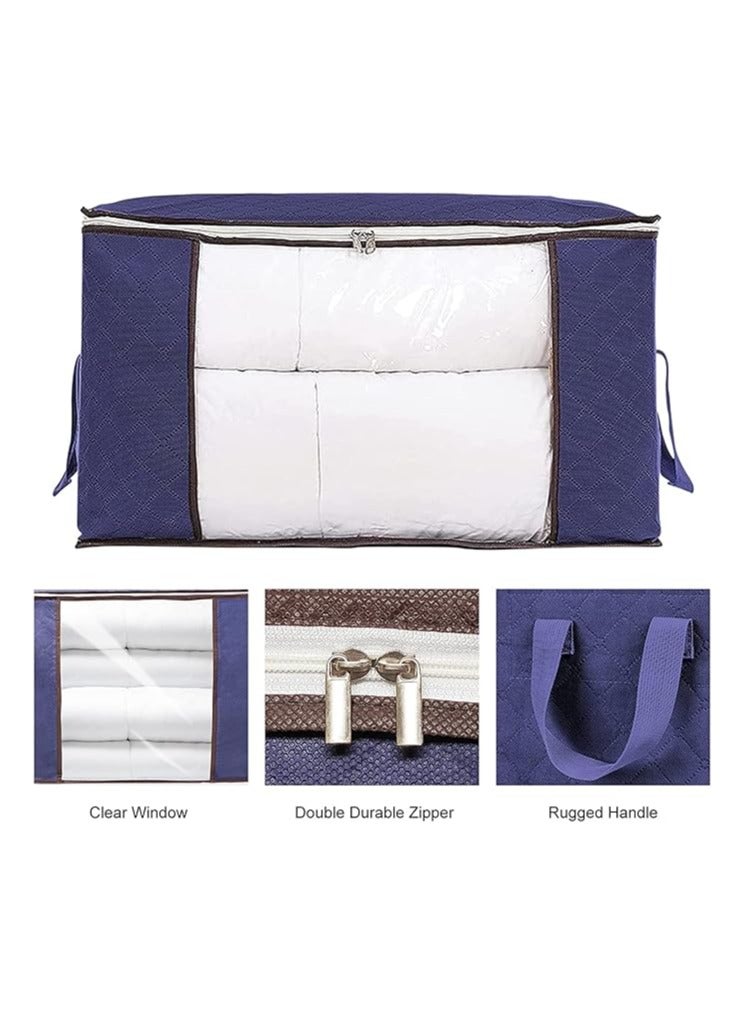 Storage clothes bag (short, dark blue)  - Image 4