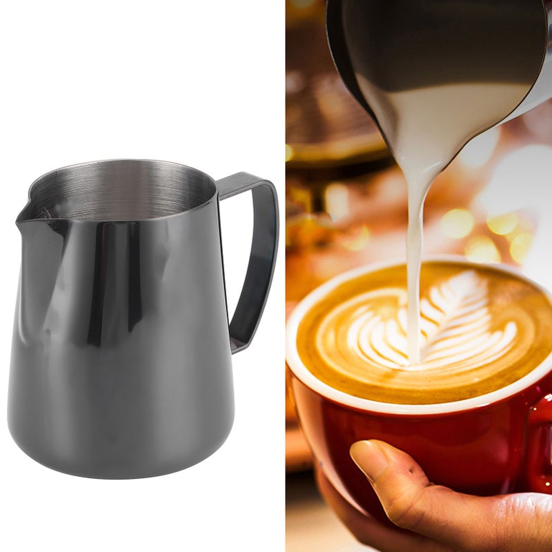 400ml Milk Frothing Pitcher 304 Stainless Steel Coffee Cup Mug Latte Art Accessory - Image 2