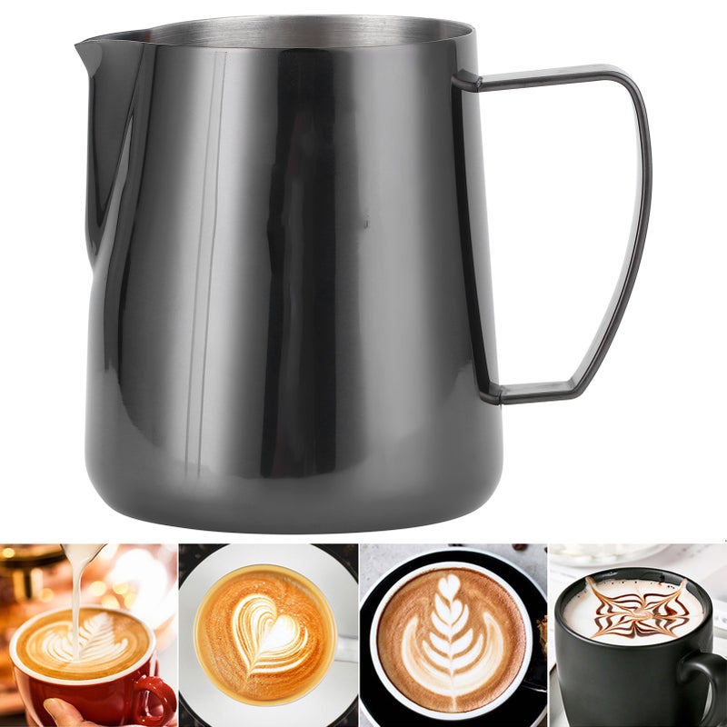 400ml Milk Frothing Pitcher 304 Stainless Steel Coffee Cup Mug Latte Art Accessory - Image 1