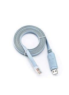 LEDIN USB 2.0 to RJ45 Console Cable Essential Accesory for Routers/Switches in Laptops - Blue  - Image 1