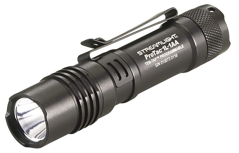 Streamlight 88061 ProTac 1L-1AA 350-Lumen Dual Fuel Professional Tactical Light, Black - Image 1