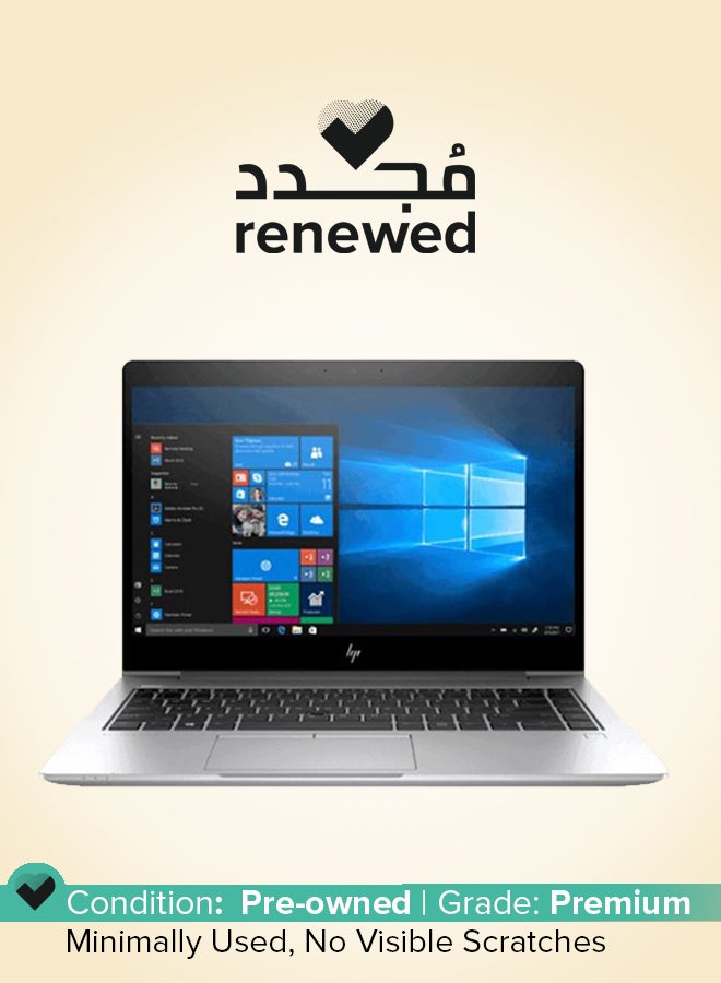 Renewed - EliteBook 840 G6 Laptop With 14.1-Inch Display, Core i5 Processor/8GB RAM/256GB SSD/Intel UHD Graphics Silver