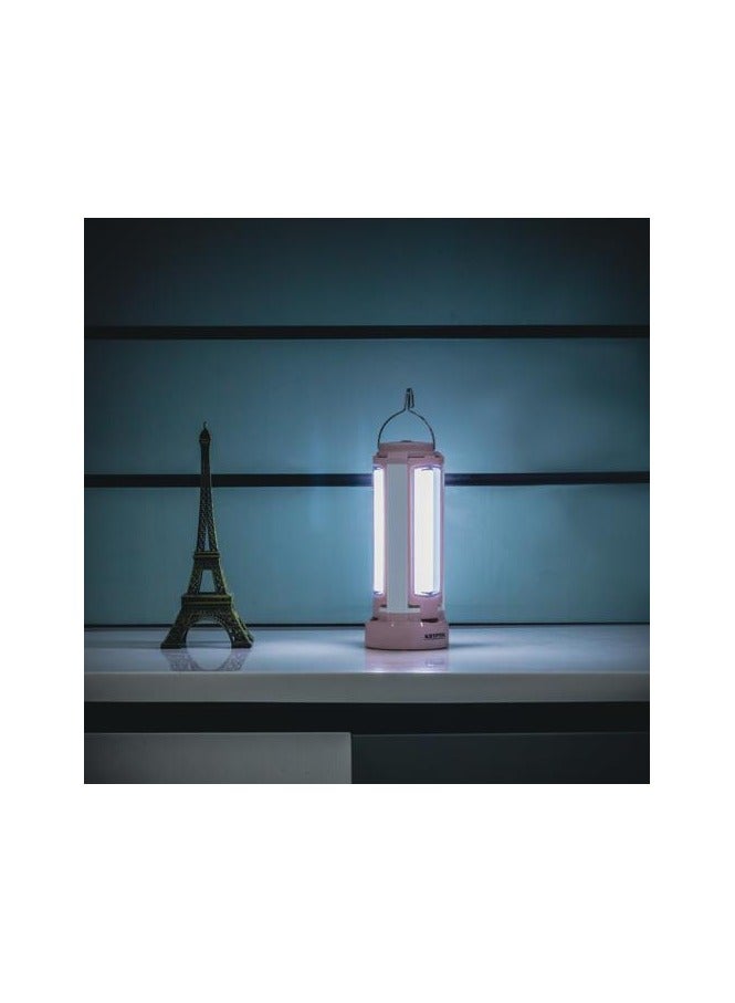 فانوس طوارئ LED قابل لإعادة الشحن - تصميم موفر للطاقة/وظيفة USB وبنك الطاقة/تصميم مدمج/محمول وخفيف الوزن  - Image 4