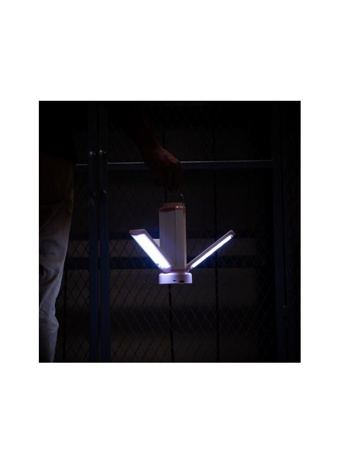 فانوس طوارئ LED قابل لإعادة الشحن - تصميم موفر للطاقة/وظيفة USB وبنك الطاقة/تصميم مدمج/محمول وخفيف الوزن  - Image 5