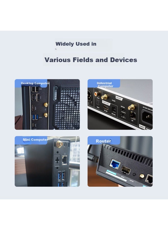 Eb-link Desktop Motherboard Wireless Network Card Extension Antenna Wifi6e Tri-band 2.4g/5g/6g Router Sma High Gain Antenna 12db Integrated - Image 3