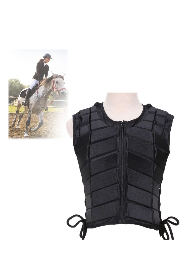 SYOSI Horse Riding Vest, Equestrian Vest, Polyester Unisex Equestrian Protective Vest, Safety Equestrian Horse Riding Training Vest, Protective Body Protector Gear, for Kids Adult(Size:S) - Image 1