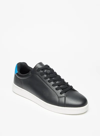 shoexpress Panelled Sneakers with Lace Up Closure