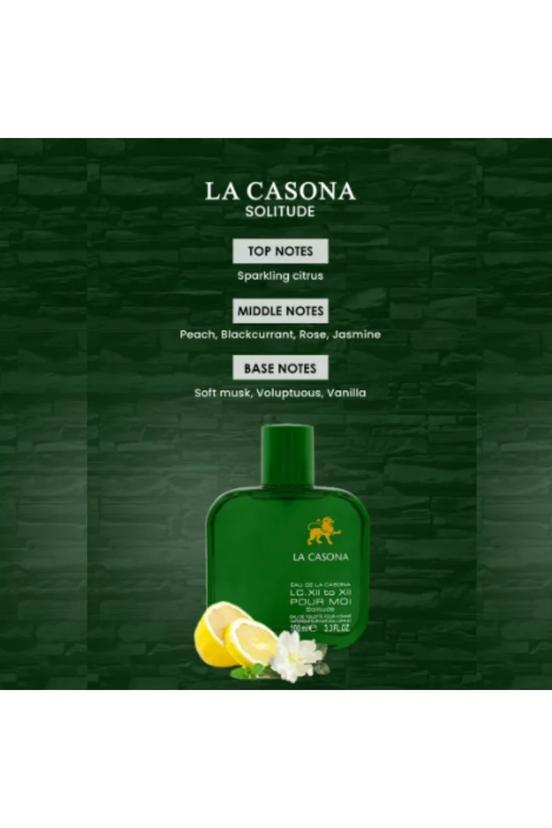 محبوب للعطور SOLITUDE GREEN EDT 100ML - Fresh Citrus & Musk