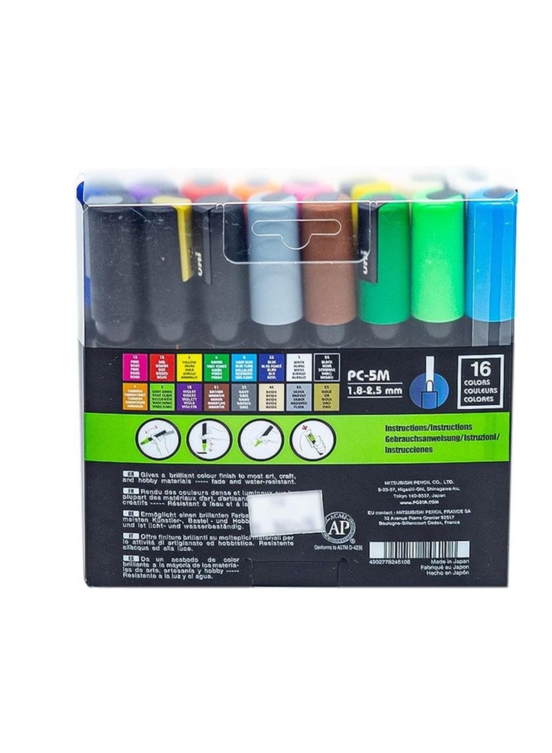 POSCA PC-5M BASIC 16CD - Image 2