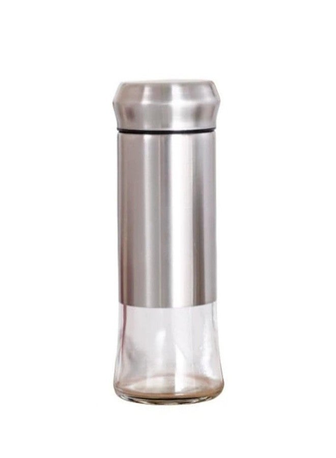 STHITI Salt & Pepper Shakers Set, Refillable Stainless Steel Salt Pepper Container Spice Shakers Bottle for Home Kitchen, Restaurant, Picnic | Seasoning Spices Sprinkler Bottle (Pack of 1, 200 ml) - Image 1