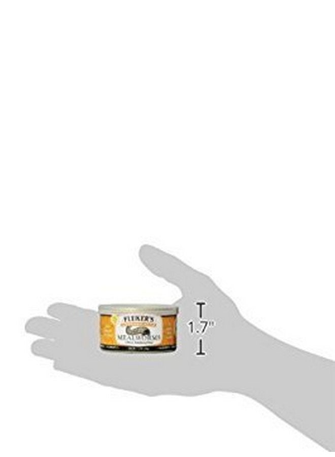Fluker's Fluker's Gourmet Canned Food for Reptiles, Fish, Birds and Small Animals, Black, Mealworms 1.23 Ounce (Pack of 1) - Image 2