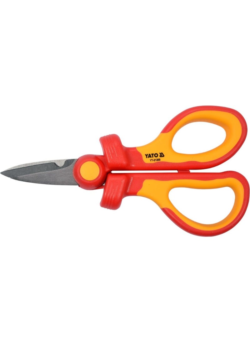 YATO Insulated Electricians Scissors 6"/ 160mm VDE-1000V YT-21200