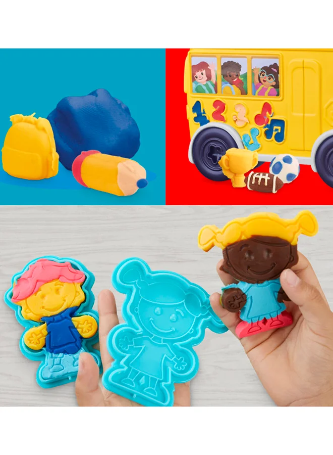 Play-Doh Play-Doh School Day Adventures Playset with Playmat, 15 Tools, 9 Colors, Preschool Toys for 3 Year Olds & Up