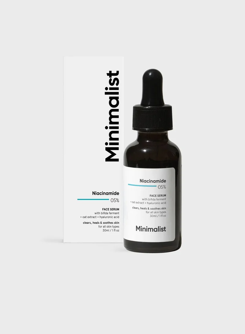 Minimalist Skincare Niacinamide 5% + Hyaluronic Acid Face Serum