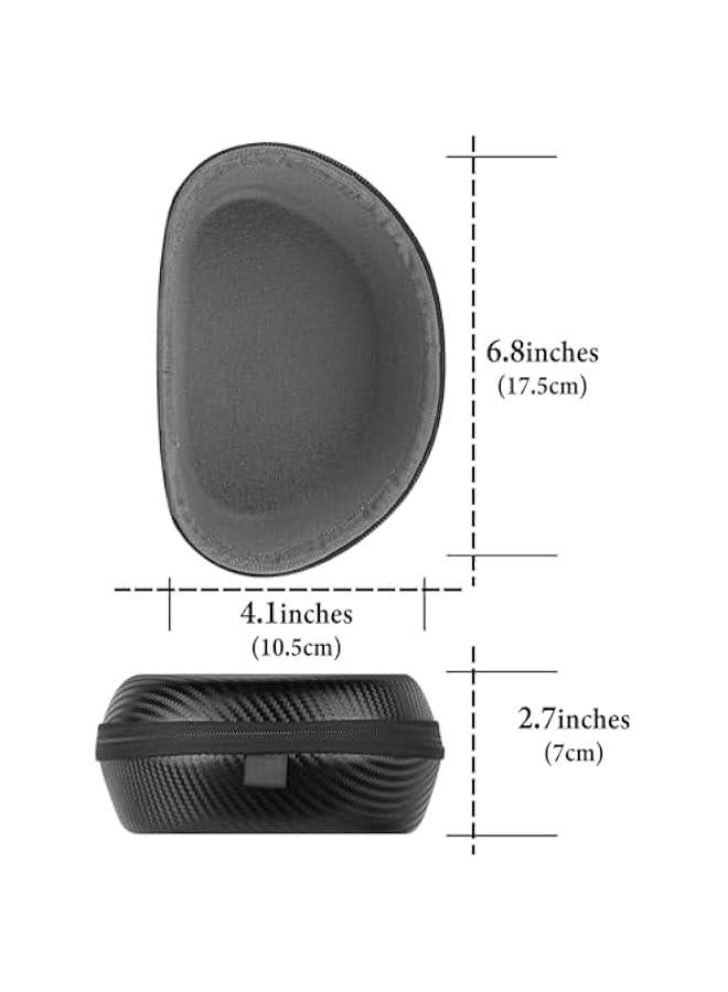 Hard Shell Travel Case Compatible with Beats Solo, Solo 2, Solo 3, Solo 4, Solo4 Durable EVA Earphone Storage with Internal Mesh Pocket, Shockproof and Water-Resistant - Black - Image 5