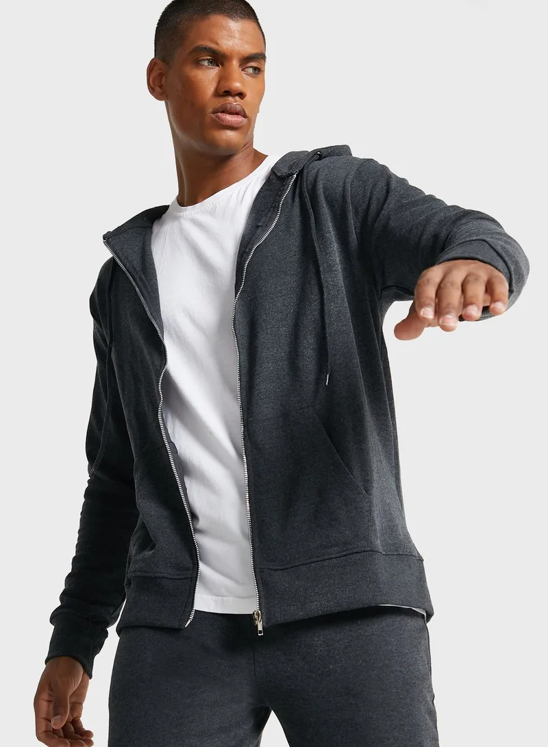 Seventy Five Basics Zip Through Hood Tracksuit