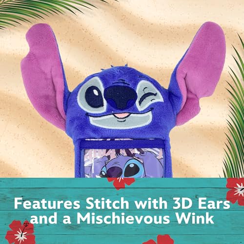 Disney Stitch Plush Lanyard, ID Card and Badge Holder, Blue - Image 3