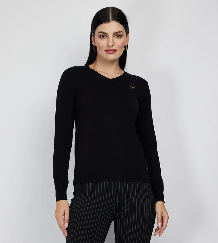 BEVERLY HILLS POLO CLUB Beverly Hills Polo Club Womens Sweater