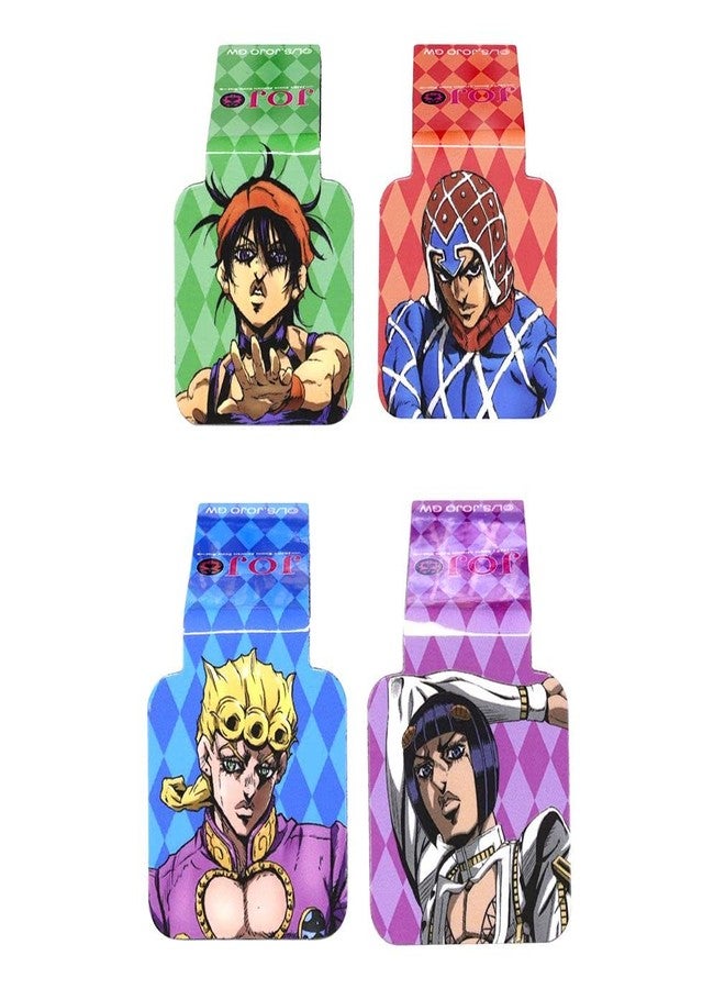 Ata-Boy Bookmark, Jojos Bizarre Adventure Golden Wind Magnetic Bookmarks (4 Set) Gifts & Merchandise - Image 1