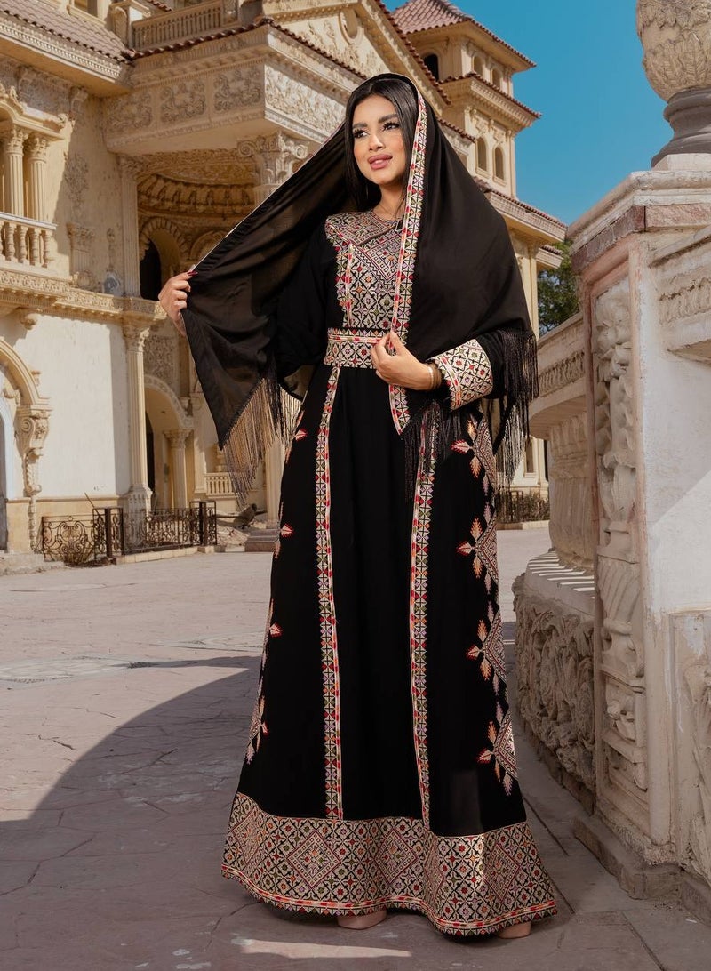 برايدس جلابية الجوهرة الملكيه الفخمه A-324 - Image 3