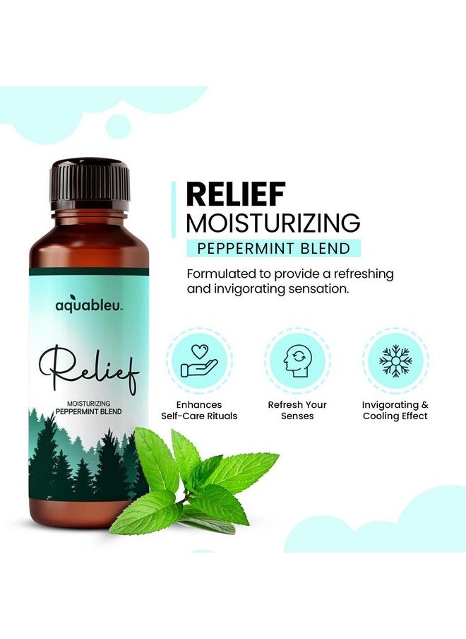 Aquableu - Essential Massage Oil Gift Set Serenity Trio Sooth Calm Relief Includes Lavender Peppermint & Eucalyptus Massage Oil Blends 80 Ml Per Bottle In Beautiful Packaging Great Gift For Women - Image 1