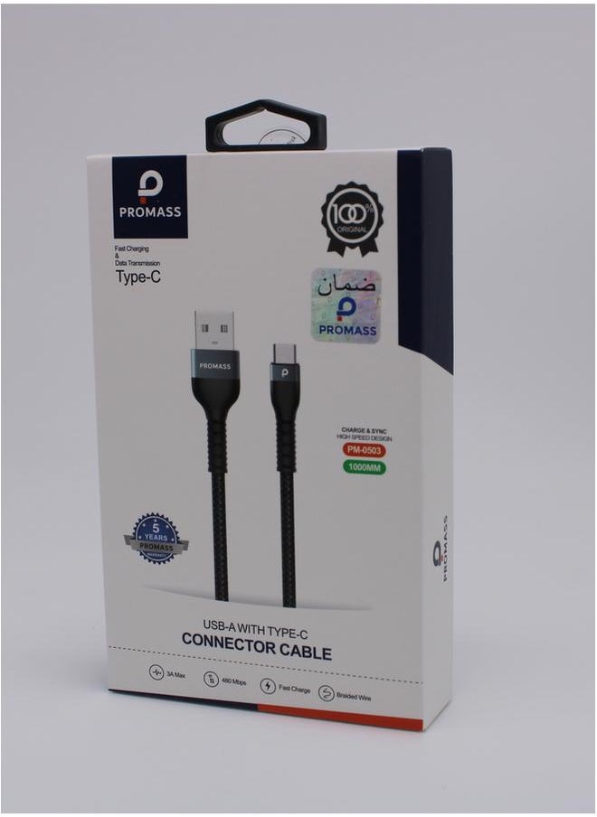 PROMASS - Unleashing the Potential with our Type C Cable for Seamless Data Transfer and Fast Charging - Image 1