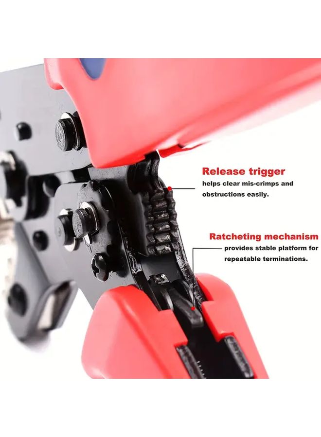 SN 58B Ratchet Crimping Pliers 0 25 1 5mm² AWG23 16 For Dupont Jumper Wire Terminals - Image 5