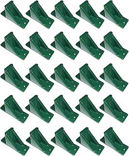 JSP Manufacturing JSP Manufacturing Green Plastic Mini Roof Snow Ice Guard - Multi-Quantity Pack | Prevents Sliding Snow Stops Buildup - Image 1