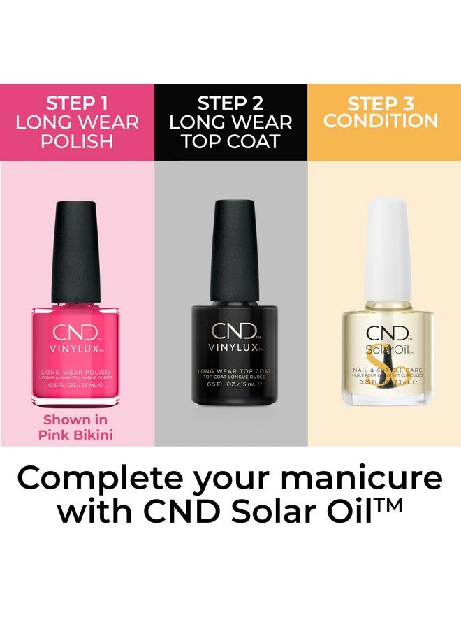 CND Vinylux Longwear Pink Nail Polish, Gel-like Shine & Chip Resistant Color, Negligee, 0.5 fl. oz - Image 5