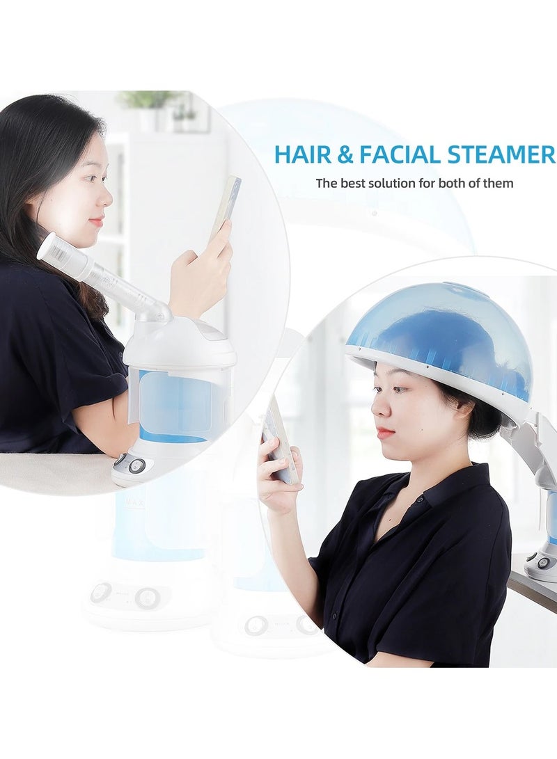 DubaiGallery Professional Treatment Hair Steamer Home Salon Ozone Facial Steamer Ion Sparyer Skin Care Beauty Inhaler Steaming Spa Machine - Image 2