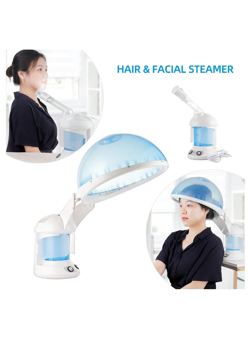 DubaiGallery Professional Treatment Hair Steamer Home Salon Ozone Facial Steamer Ion Sparyer Skin Care Beauty Inhaler Steaming Spa Machine - Image 3