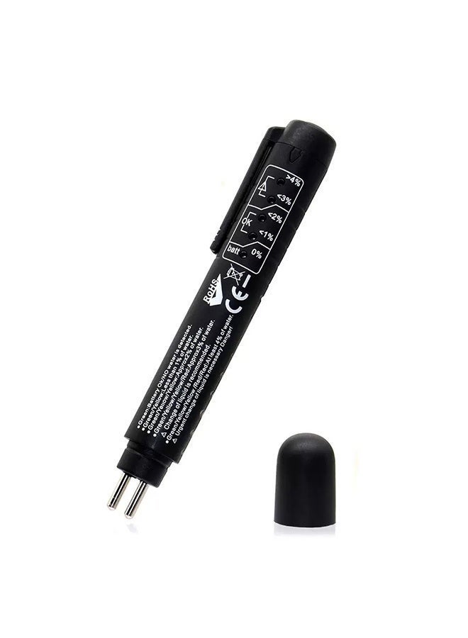 Brake Fluid Tester Pen,Automotive Brake Liquid Moisture Detector with 5 LED Indicators,Car Diagnostic Tool for DOT3 DOT4 DOT5.1 - Image 1