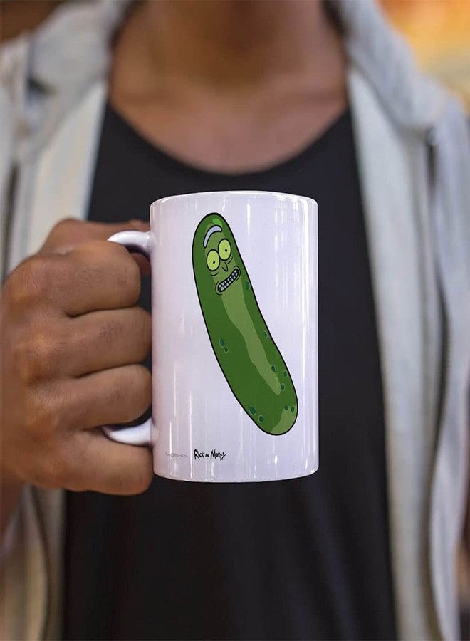 Trend Setters Rick and Morty - Flip The Pickle - Pickle Rick - 11 oz Ceramic Coffee or Tea Mug - Officially Licensed Merchandise - Perfect for gifting or collecting - Image 2