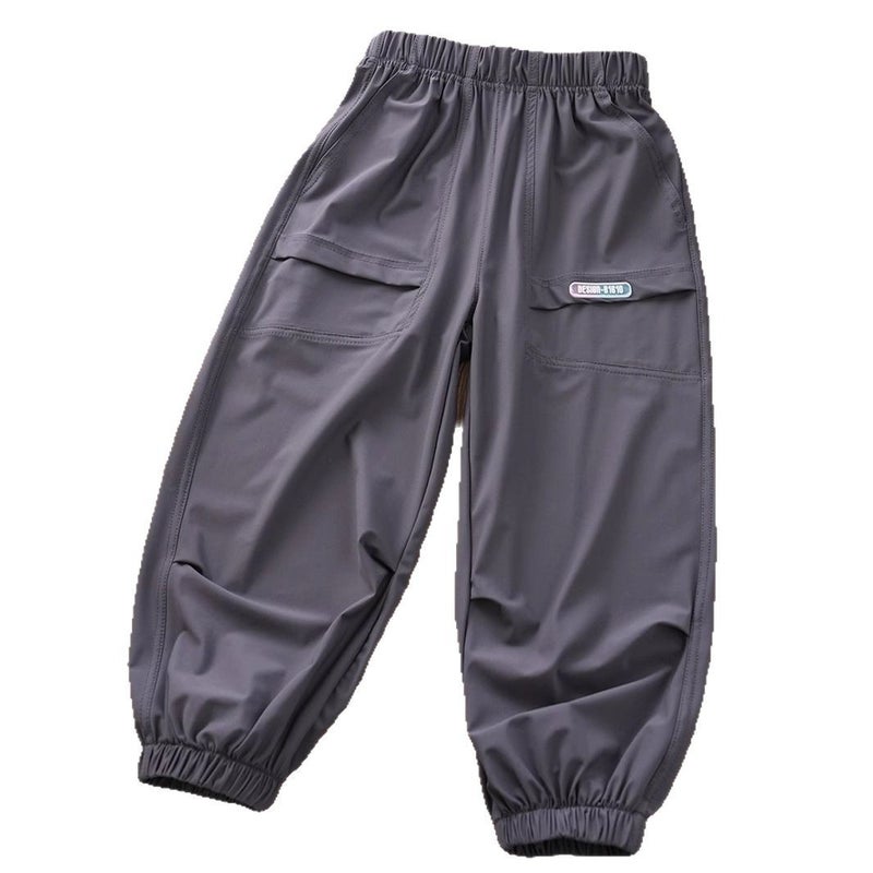 Boys' Thin Ice Silk Trendy Children'S Sports Quick-Dry Pants Mosquito-Proof Pants For Summer For Older Boys - Image 5